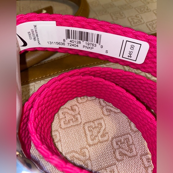 Nike Golf NWT Womens Stretch Woven Skinny Belt Pink Size Small NWT - Picture 2 of 6